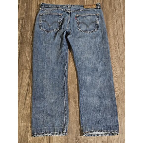 Vintage 90s Levis 501 XX Jeans Mens 36x28 (36x32 Tag) Straight Button Fly Y2K - Picture 7 of 14